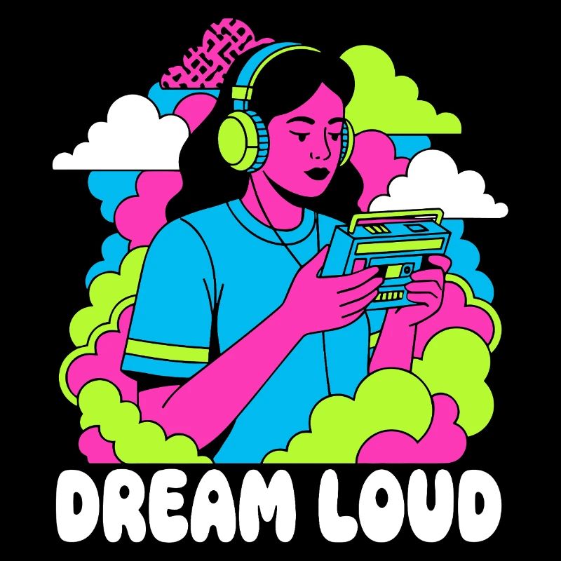 Dream Loud Neon Pop