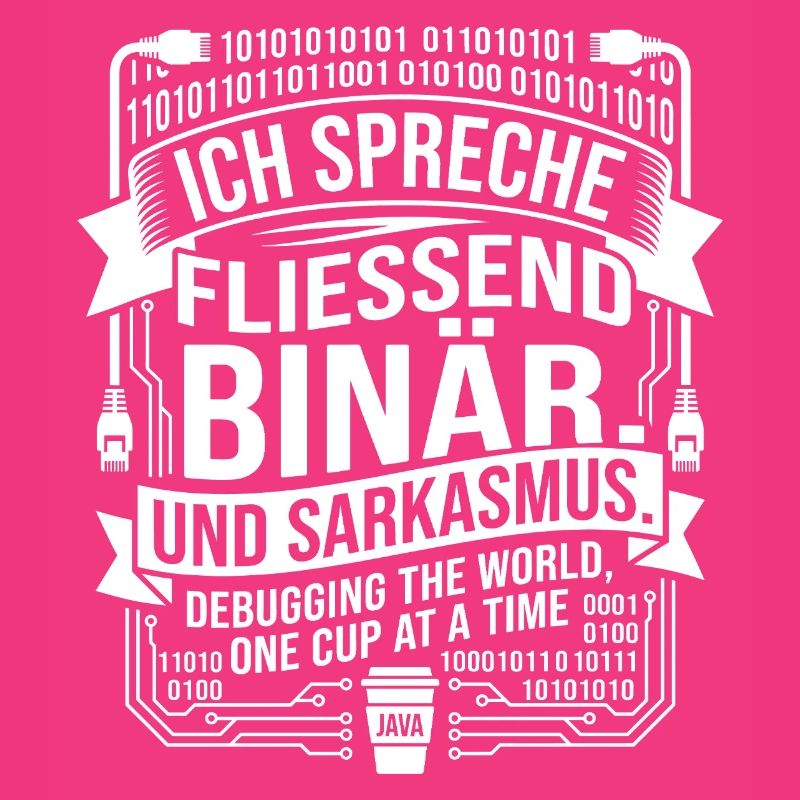 Coding Binärer Kaffee Sarkasmus