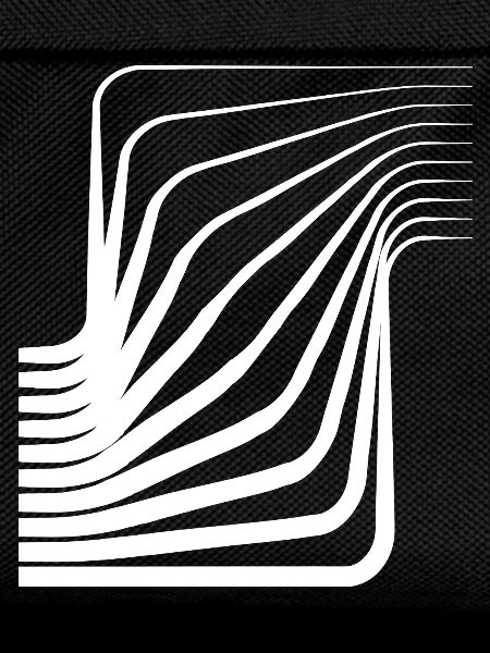 Monochrome Curved Waves