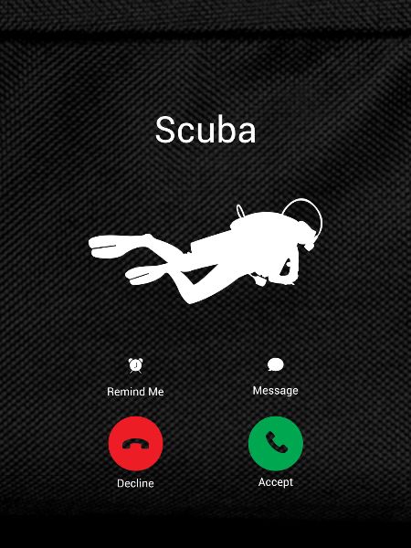 Scuba calls!