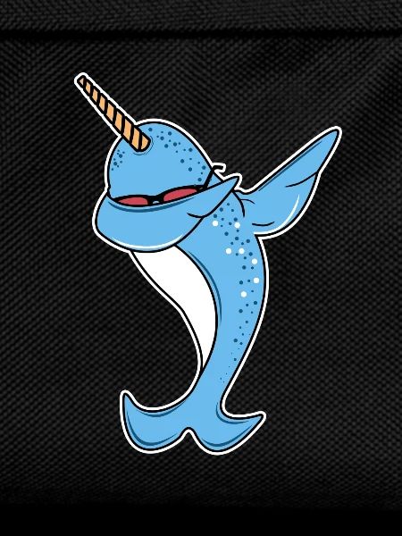 Funny Narwhal Dab