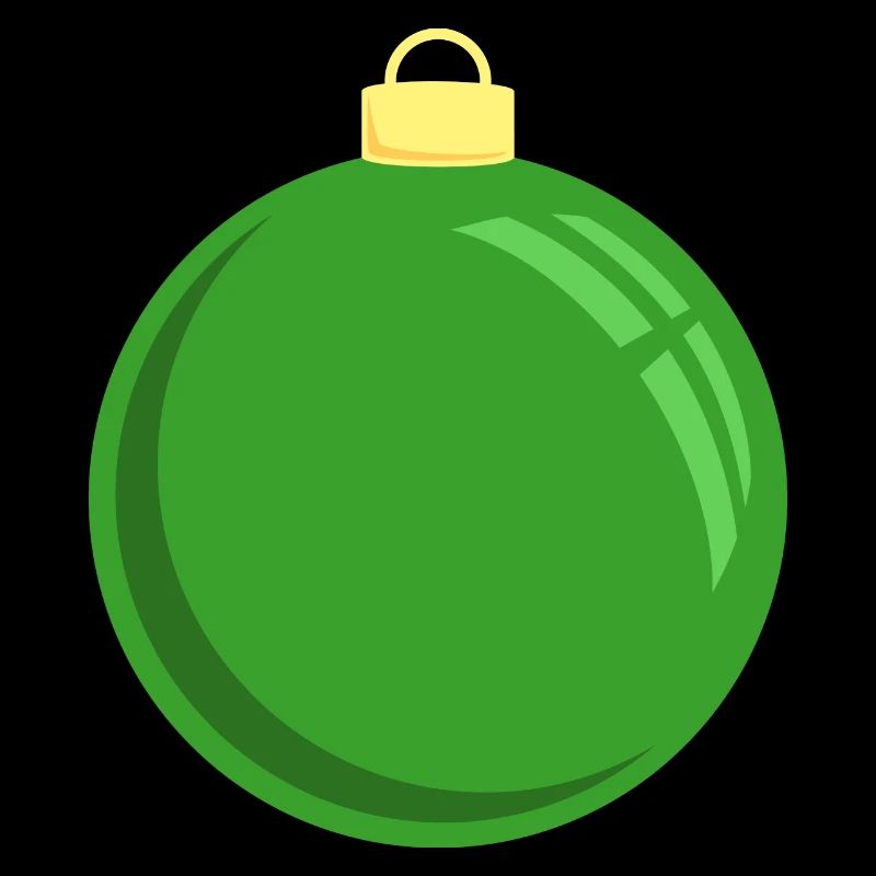 Weihnachtskugel Grün