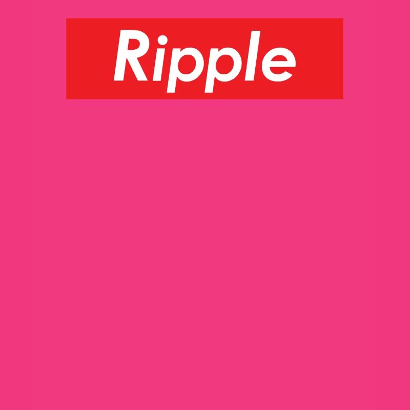 Ripple Red Rectangle Cryptocurrency XRP Blockchain