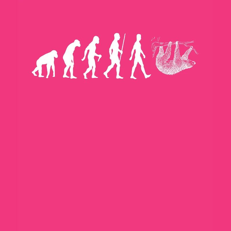 Faultier Evolution Mädchen Kawaii Geschenk Tiere