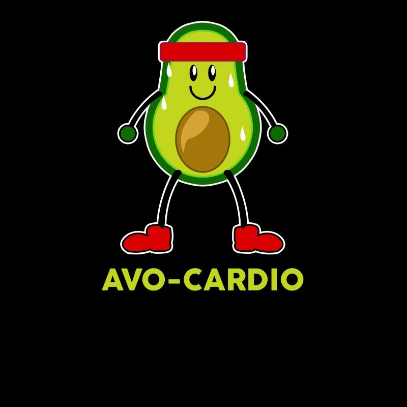Avo Cardio Training Funny graphics