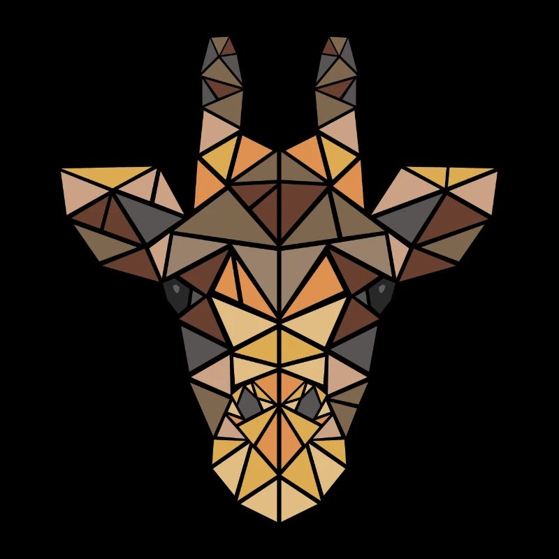 Giraffe - Big 5 - Geometrisch - Geschenk