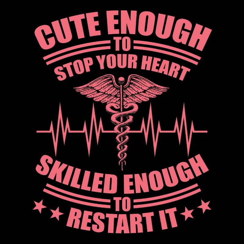 Hübsche Krankenschwester MFA Geschenk