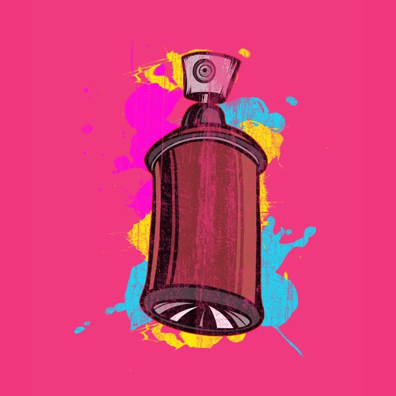 Graffiti Spraydose mit Spritzfarben