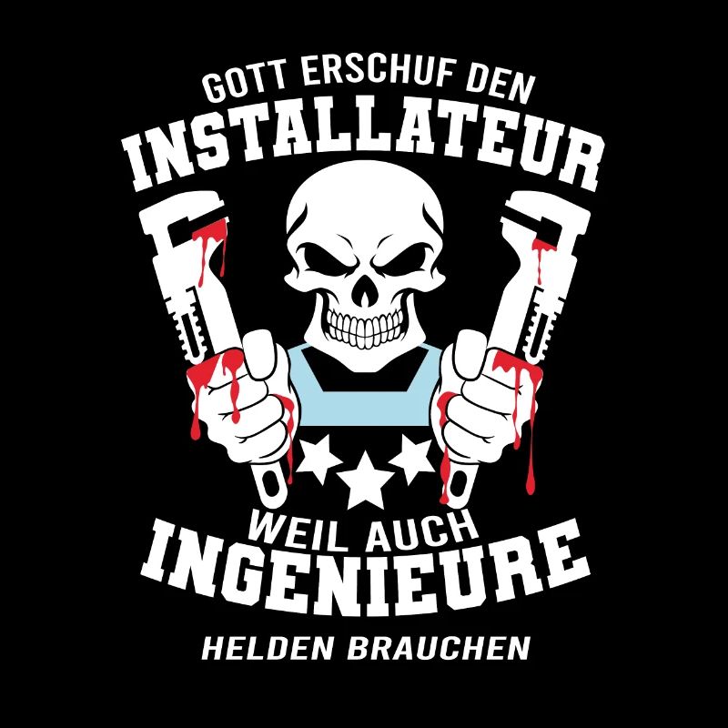 Installer Shirt God created the installer