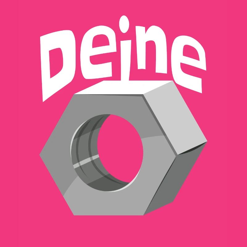 Deine Mutter Schraubenmutter Schlosser Handwerker