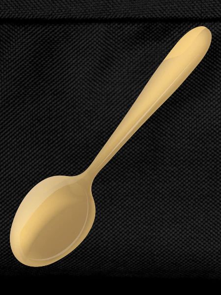 a golden spoon