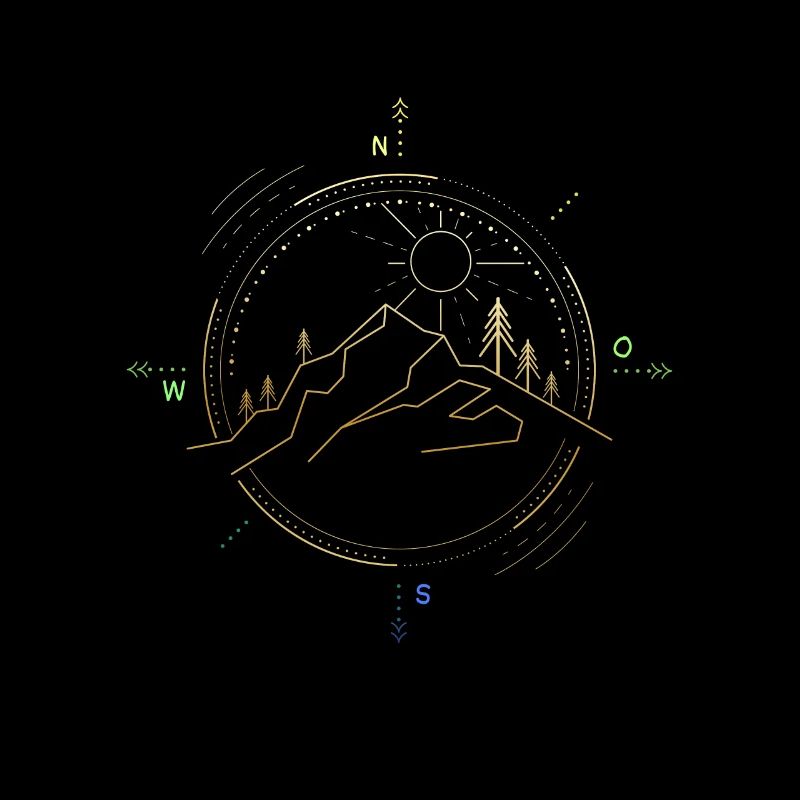 Hiking compass