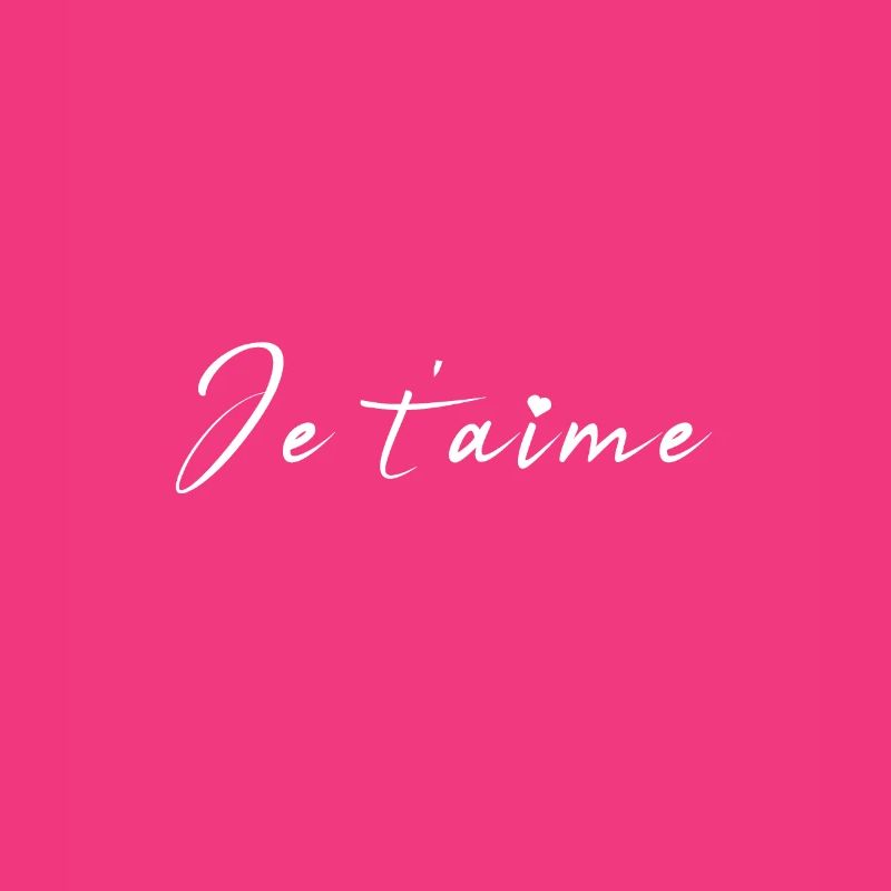 Je t’aime Script Romance