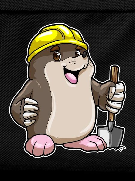 Mole Miner Shovel Mining