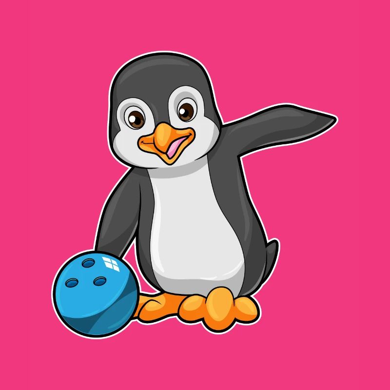 Pinguin Bowling Bowlingkugel