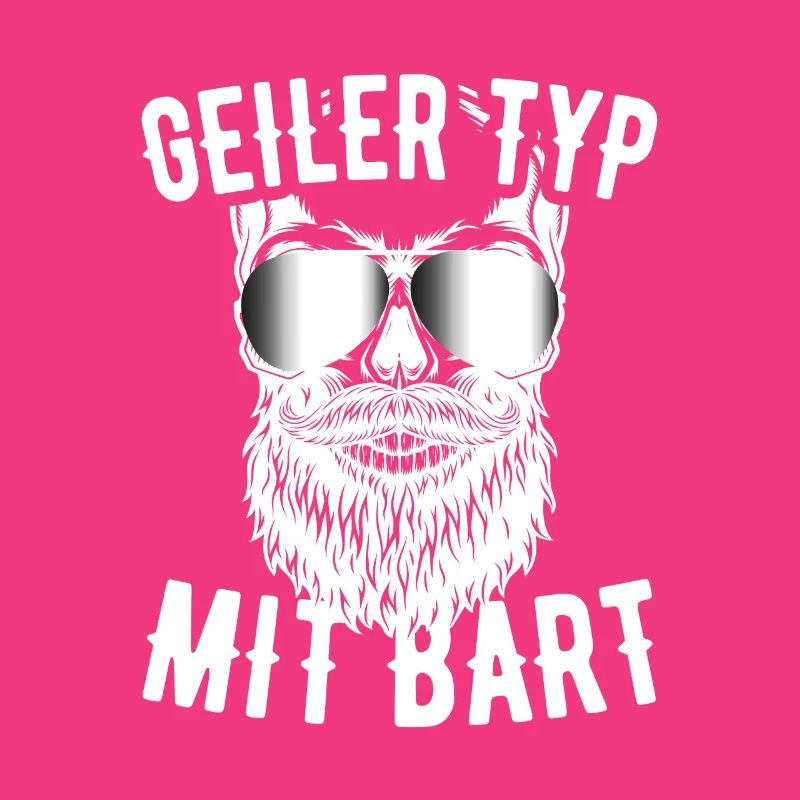 Geiler Typ Mit Bart Bartträger Barbier Vollbart