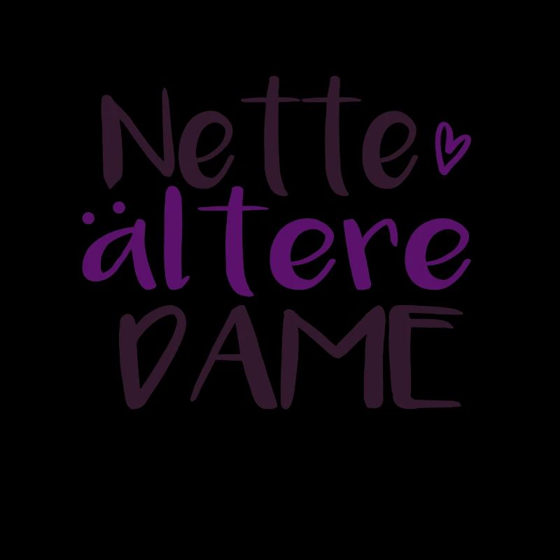 Nette alte Dame