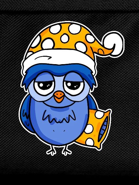 Early riser owl sleeping