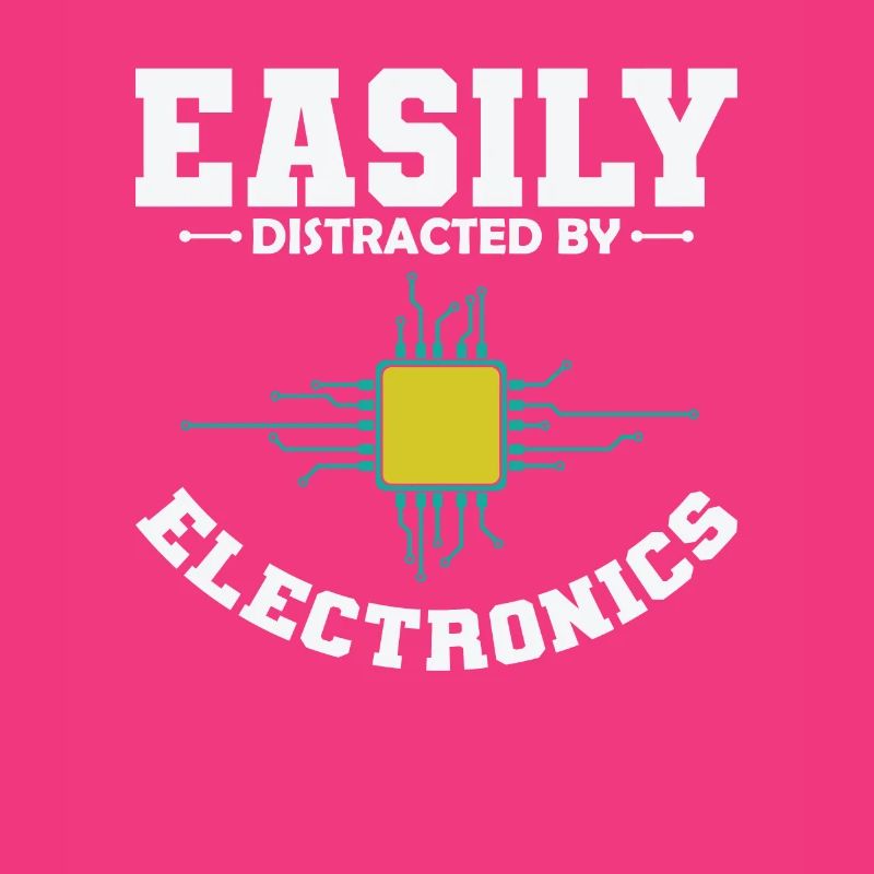 Easily Distracted By Electronics Beruf