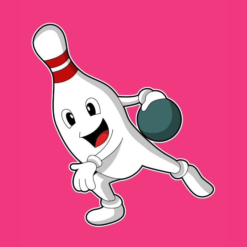 Quille à boule de bowling