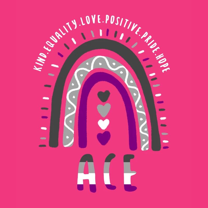 Ace Pride Boho Regenbogen
