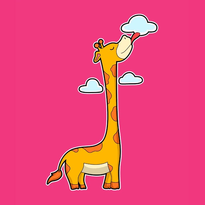 Giraffe Clouds