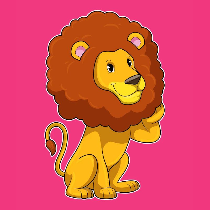 Löwe mit Locken