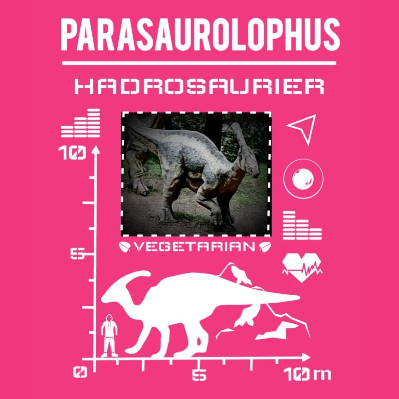 Parasaurolophus Saurier Typ Daten