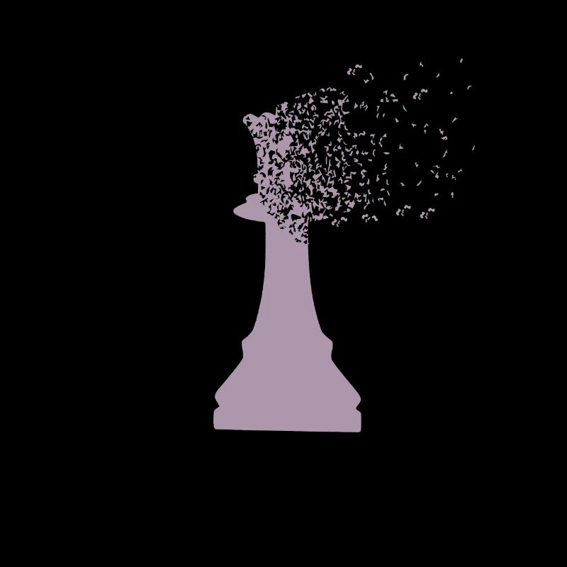 Chess queen king dispersion