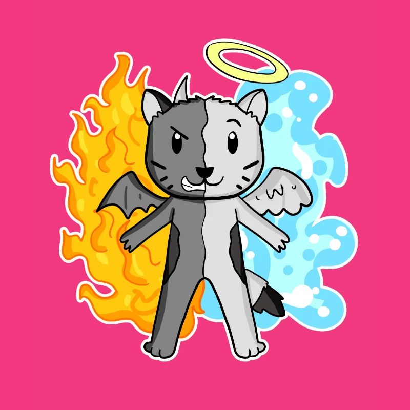 Chat Cat Breed Devon Rex - Ange et Diable