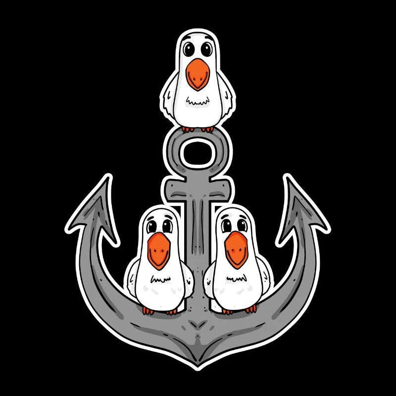 Mouettes Ancre de mouette