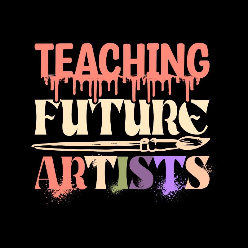 Teacher Teaching future artists