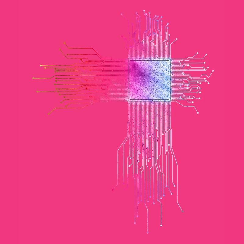 Programmierer CPU Motiv