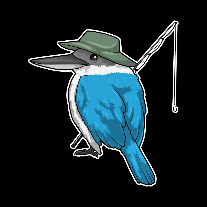 Canne à pêche Pêcheur Kingfisher Canne à pêche Canne à pêche