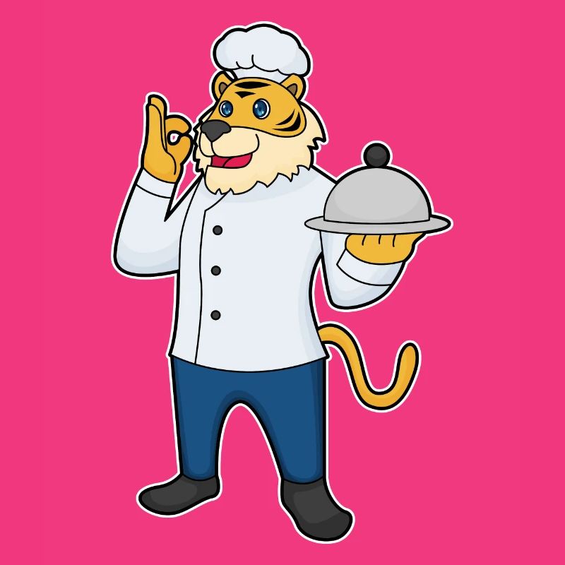 Tiger Cook Serving Bell Cooking