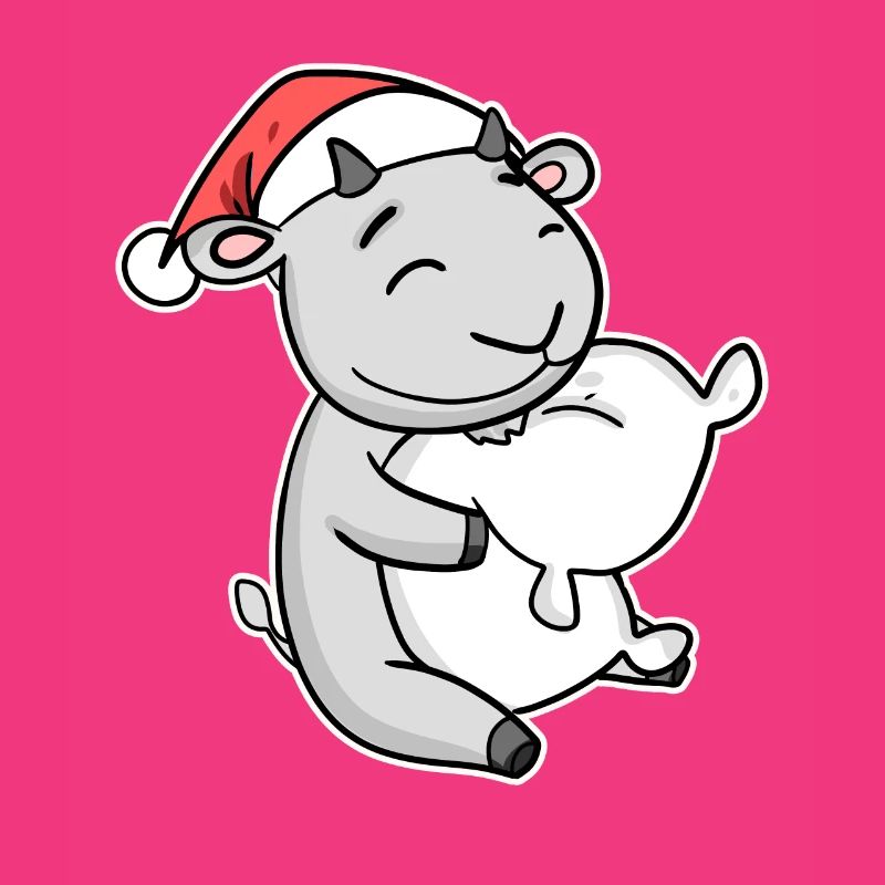 Chèvre Noël Noël Oreiller bébé