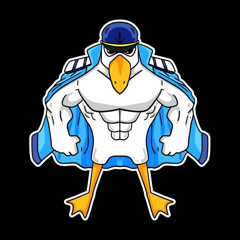 Muscular Seagull Seagull Gift