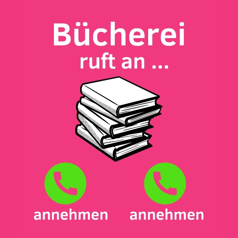 Bücherei ruft an - annehmen oder annehmen?