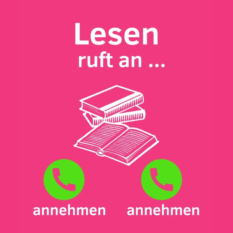 Lesen ruft an - annehmen oder annehmen?