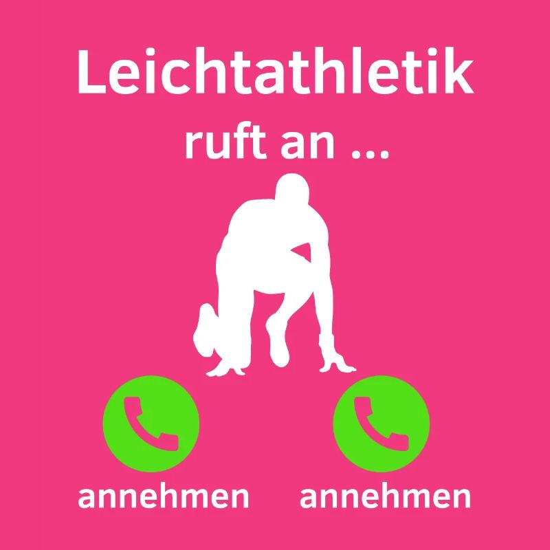 Leichtathletik ruft an - annehmen oder annehmen?
