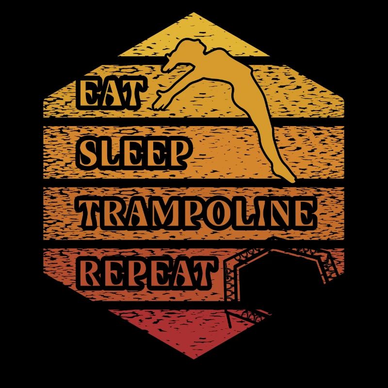 Eat Sleep Trampoline Répéter