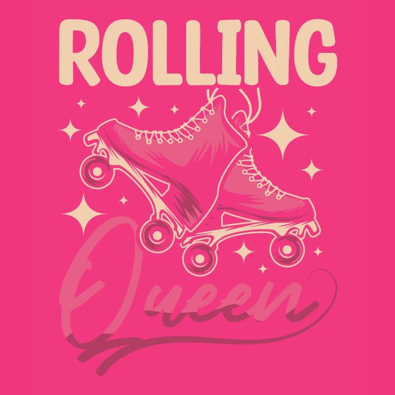 Inline skating rolling queen