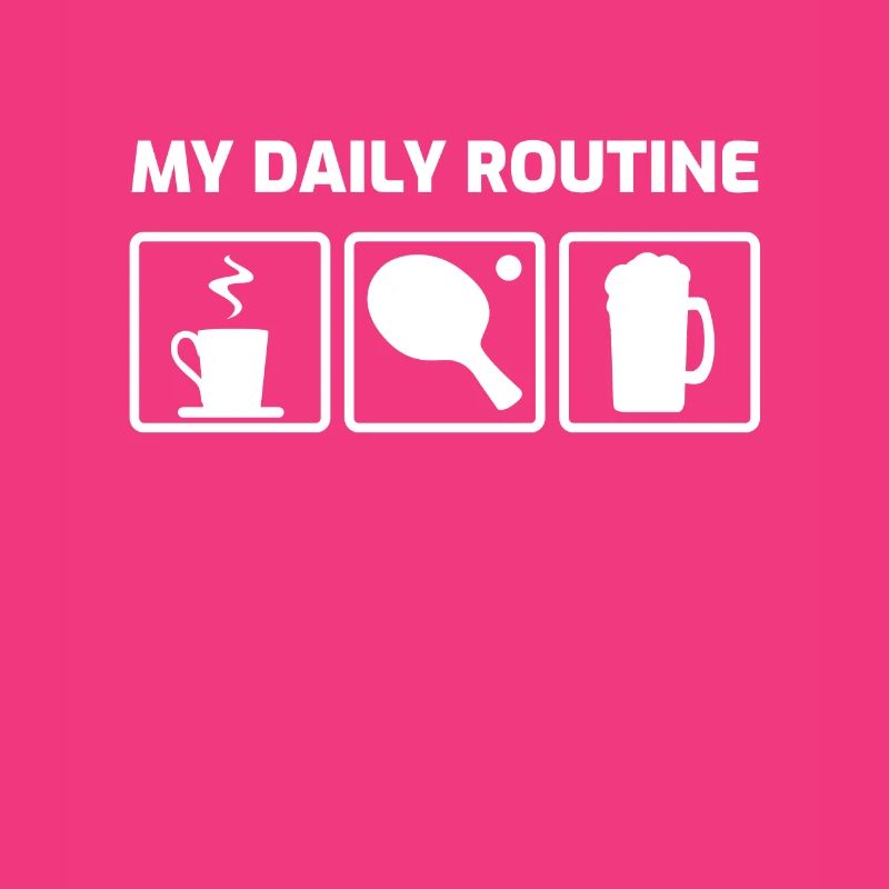 Table tennis routine