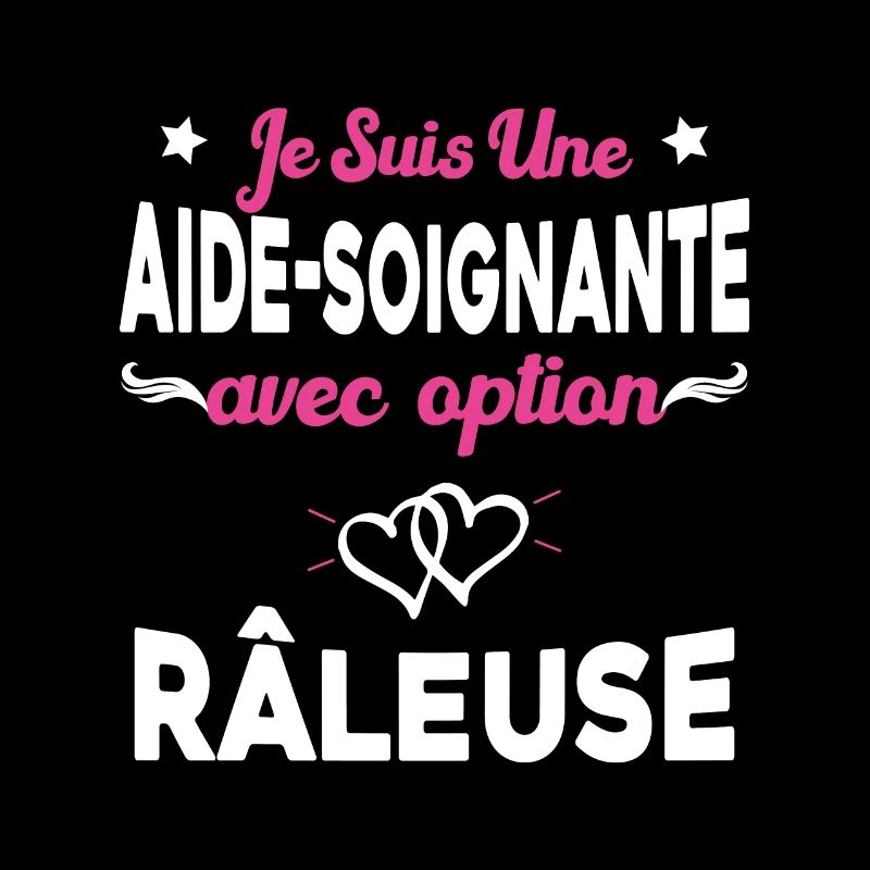 je suis une aide soignante avec option râleuse