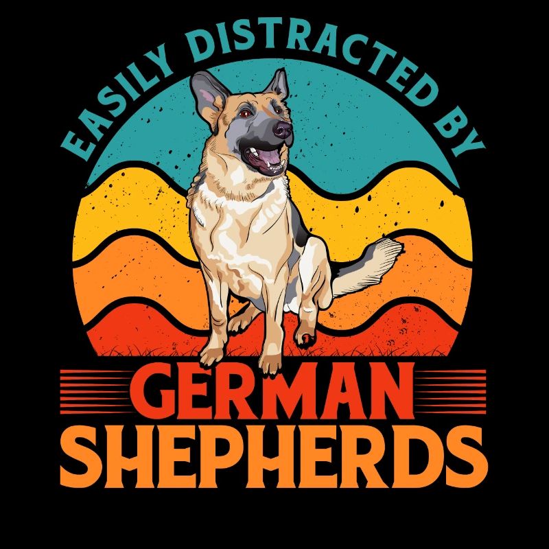 Leicht ablenkbar durch Deutsche Schäferhunde