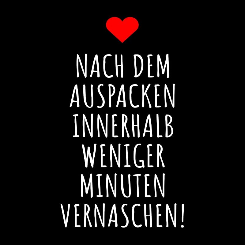 Nach Dem Auspacken Innerhalb Minuten Vernaschen