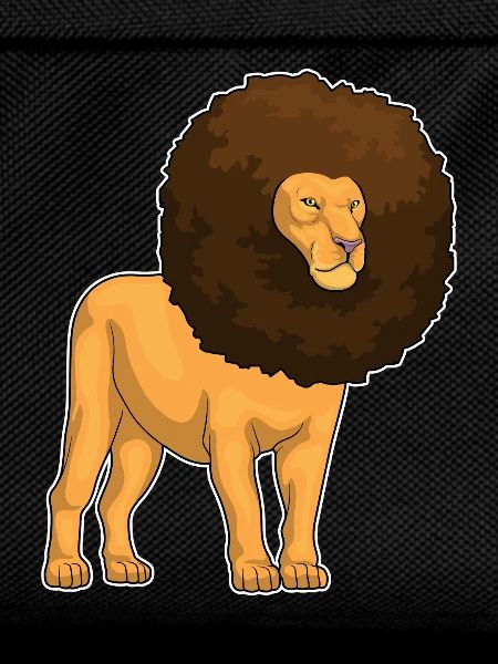 Lion Afro Hairstyle