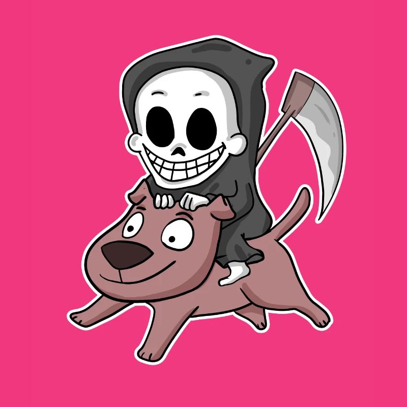 Grim Reaper Dog
