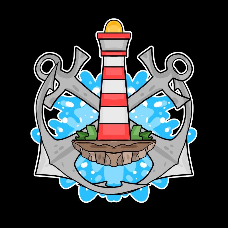 Anker Leuchtturm Nordsee