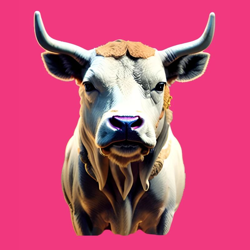 Vache - taureau avec cornes